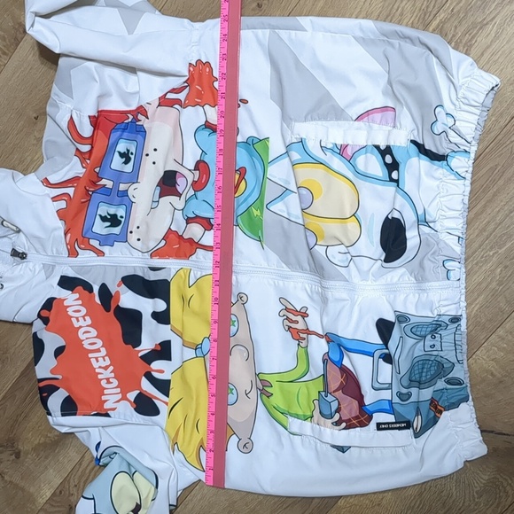 Members Only Exclusive Nickelodeon Windbreaker Jacket Mens size Large - Picture 3 of 8